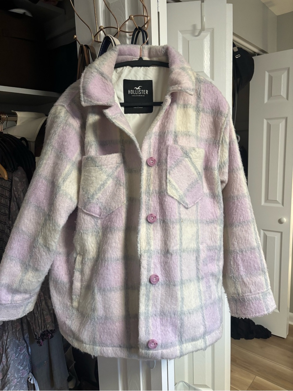 Hollister Plaid Shacket